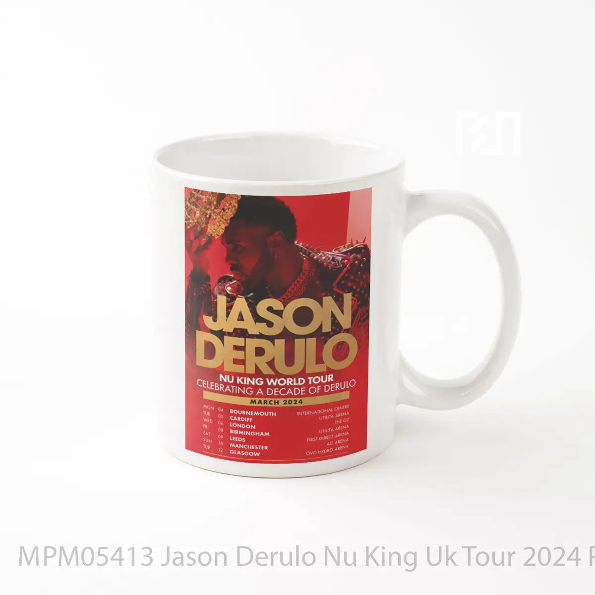 Mug Jason Derulo Nu King Uk Tour 2024 MPM05413