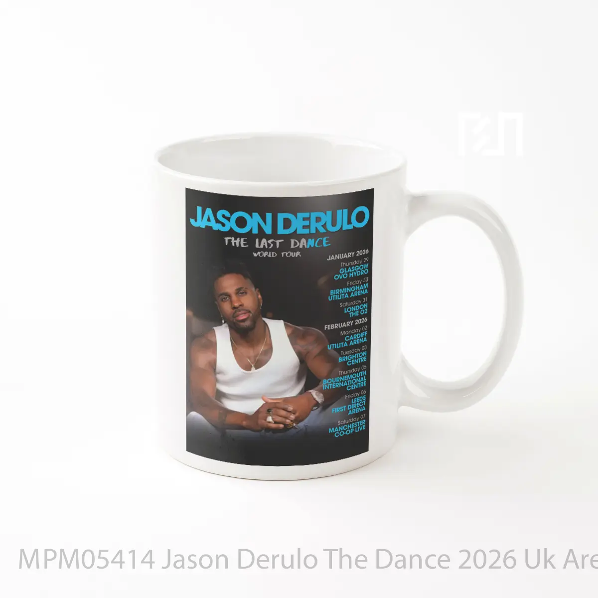 Mug Jason Derulo The Dance 2026 Uk Arena Tour MPM05414