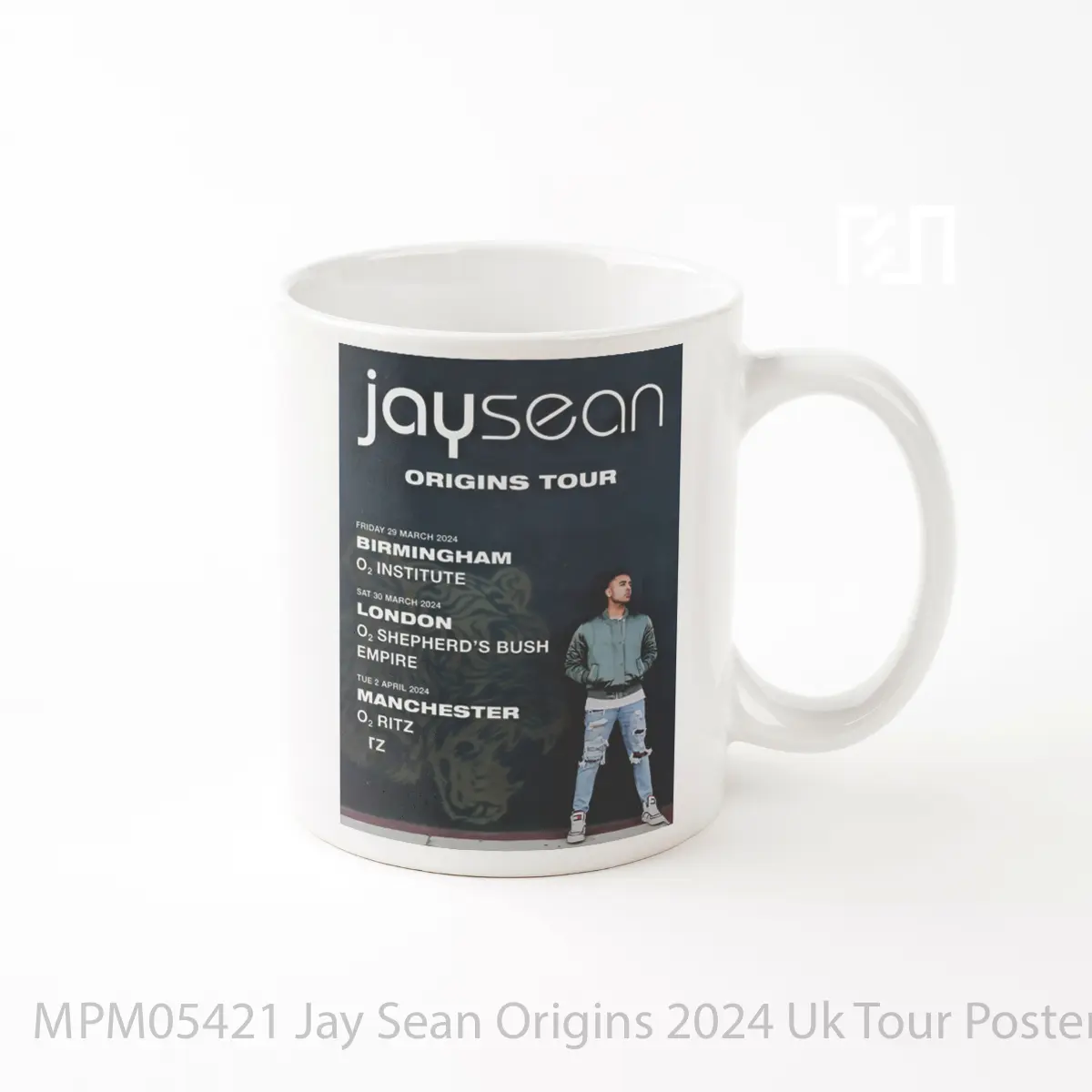 Mug Jay Sean Origins 2024 Uk Tour MPM05421