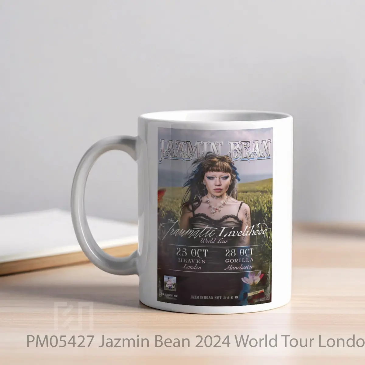 Mug Jazmin Bean 2024 World Tour London Manchester Post MPM05427 - All-side / Desain