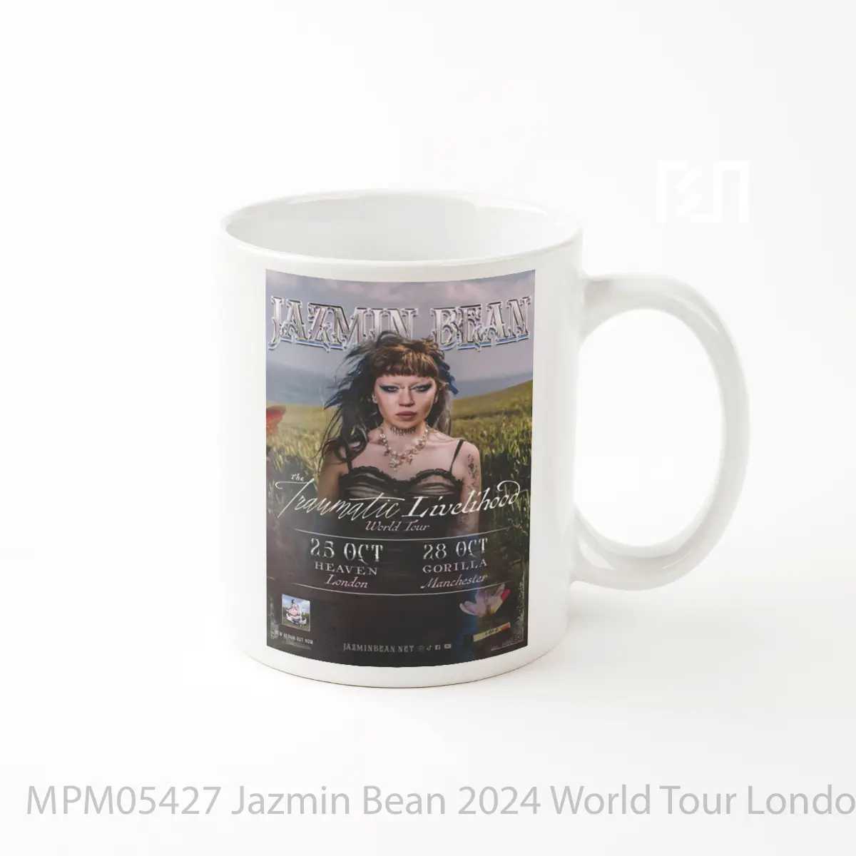 Mug Jazmin Bean 2024 World Tour London Manchester Post MPM05427