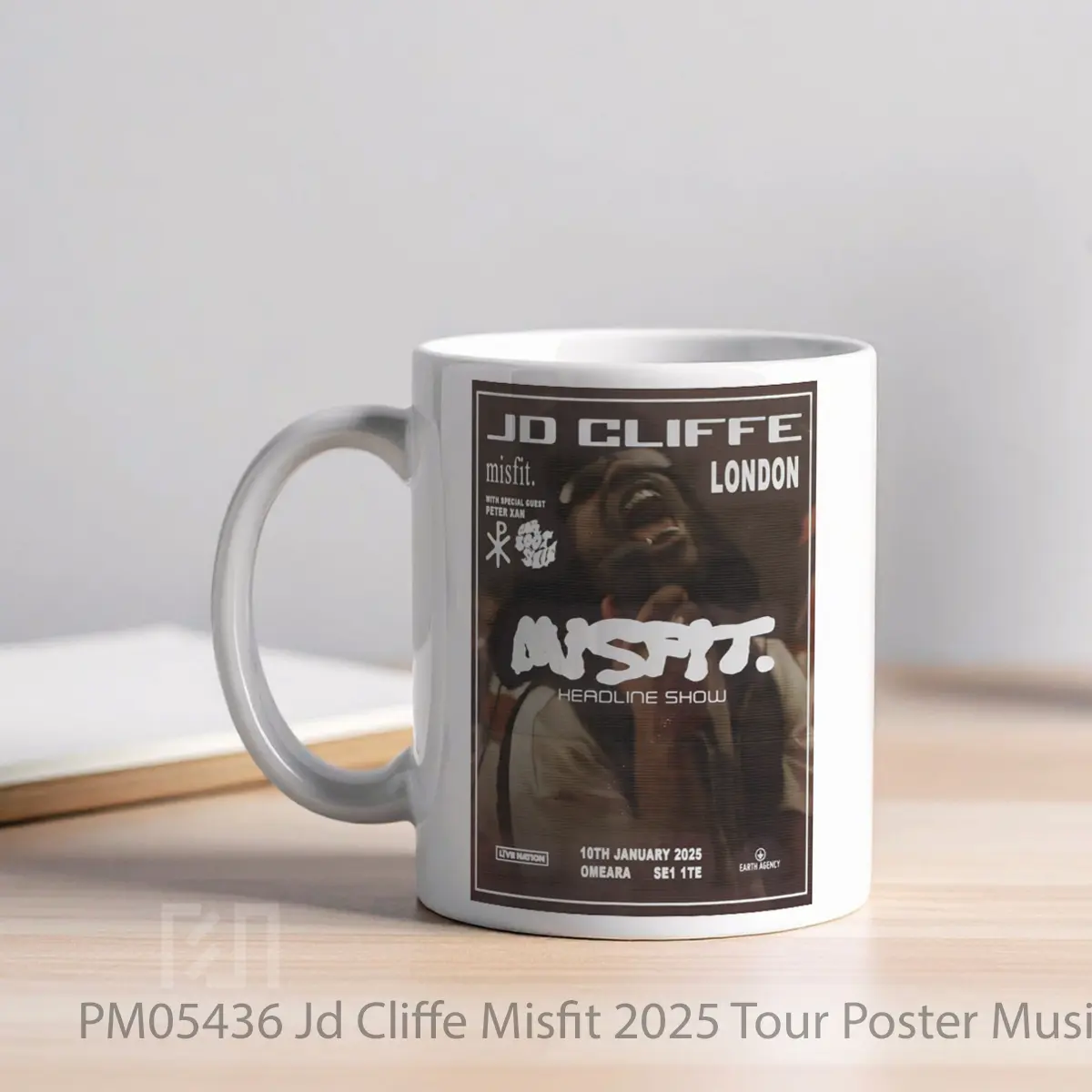 Mug Jd Cliffe Misfit 2025 Tour MPM05436 - All-side / Desain