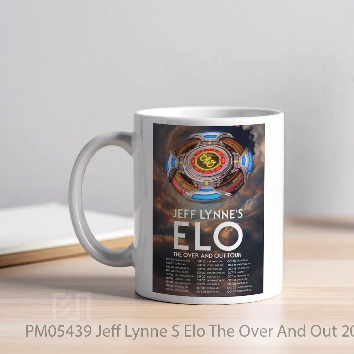 Mug Jeff Lynne S Elo The Over And Out 2024 Farewell North America Tour MPM05439 - All-side / Desain