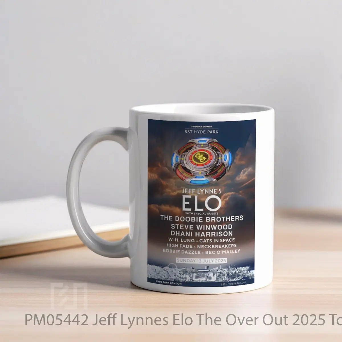Mug Jeff Lynnes Elo The Over Out 2025 Tour London B MPM05442 - All-side / Desain