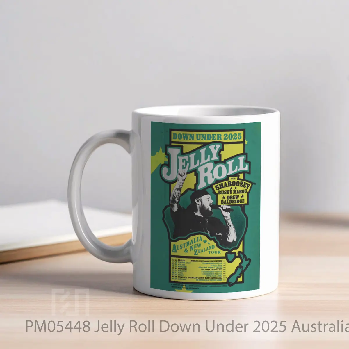 Mug Jelly Roll Down Under 2025 Australia New Zealand MPM05448 - All-side / Desain