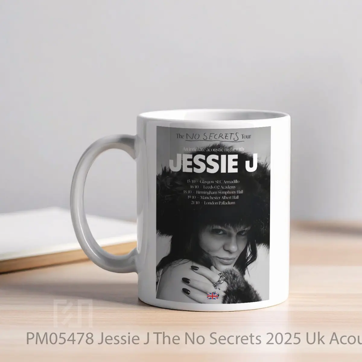 Mug Jessie J The No Secrets 2025 Uk Acoustic Tour Post MPM05478 - All-side / Desain