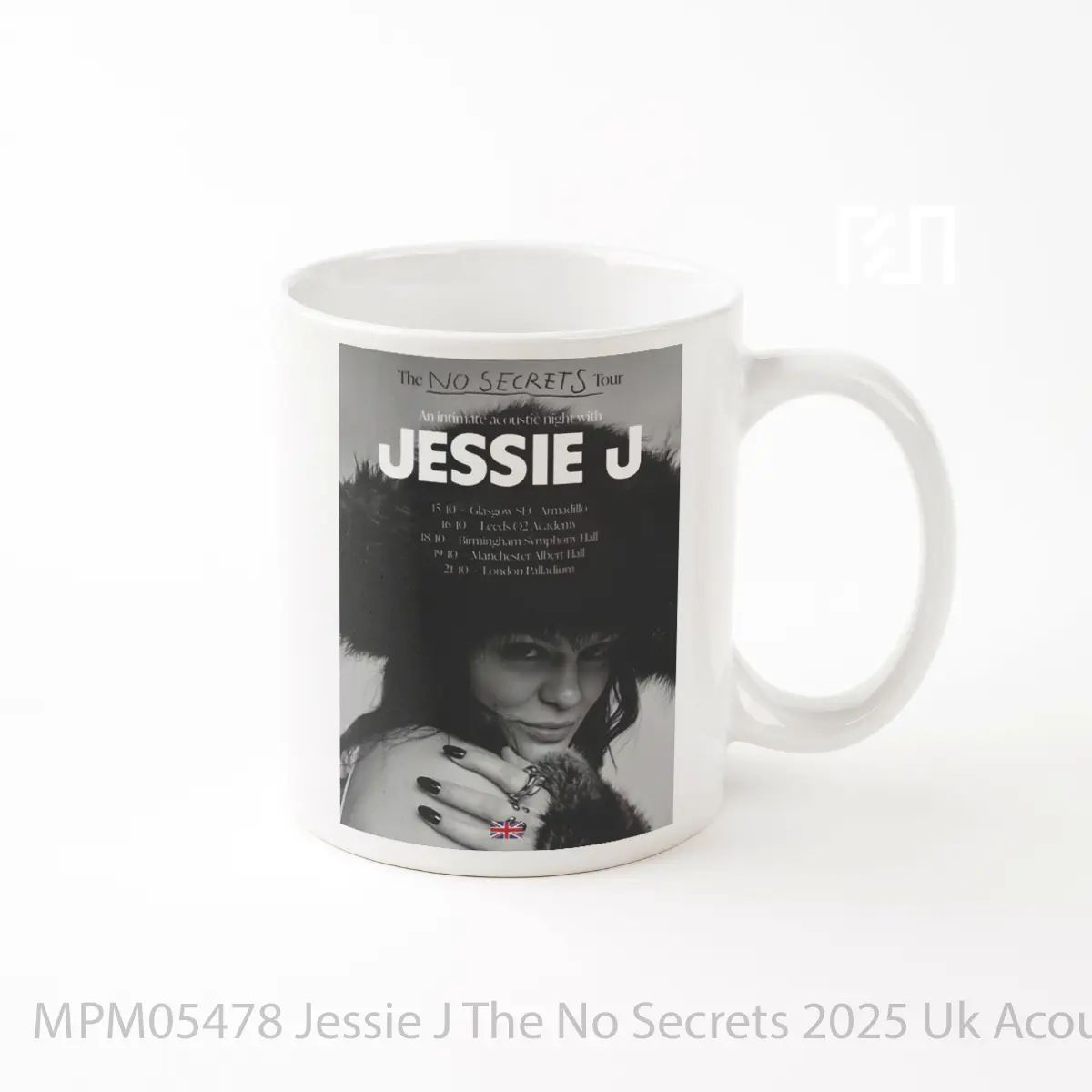 Mug Jessie J The No Secrets 2025 Uk Acoustic Tour Post MPM05478