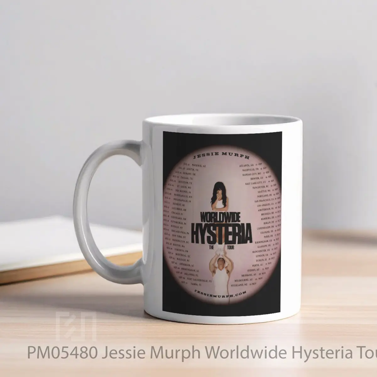 Mug Jessie Murph Worldwide Hysteria Tour 2025 America Europe MPM05480 - All-side / Desain
