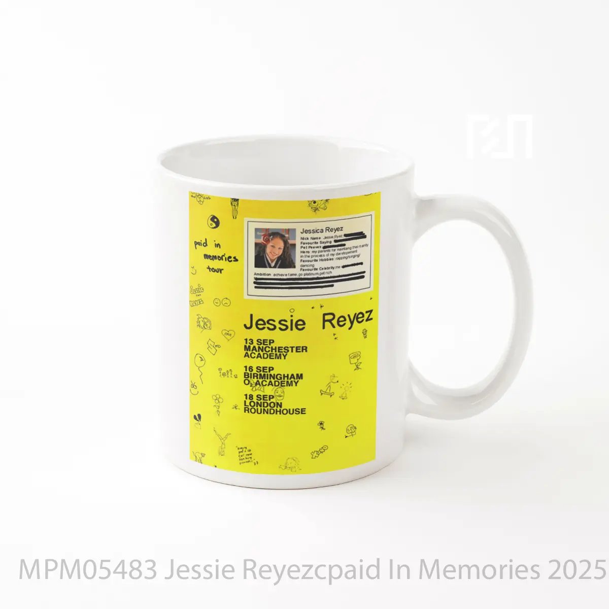 Mug Jessie Reyezcpaid In Memories 2025 Uk Tour MPM05483