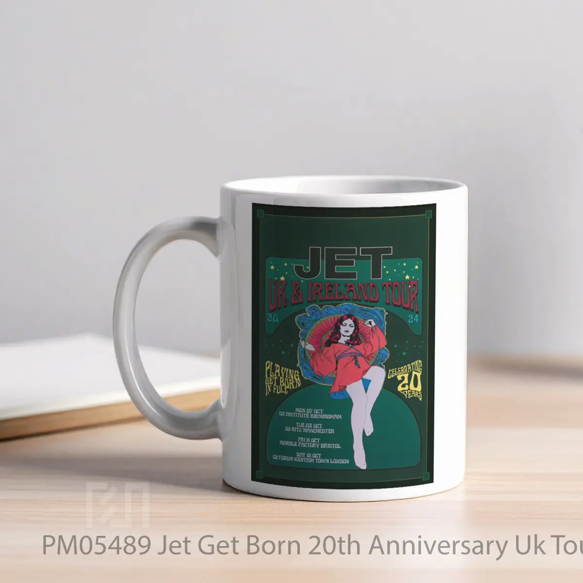 Mug Jet Get Born 20th Anniversary Uk Tour 2024 MPM05489 - All-side / Desain