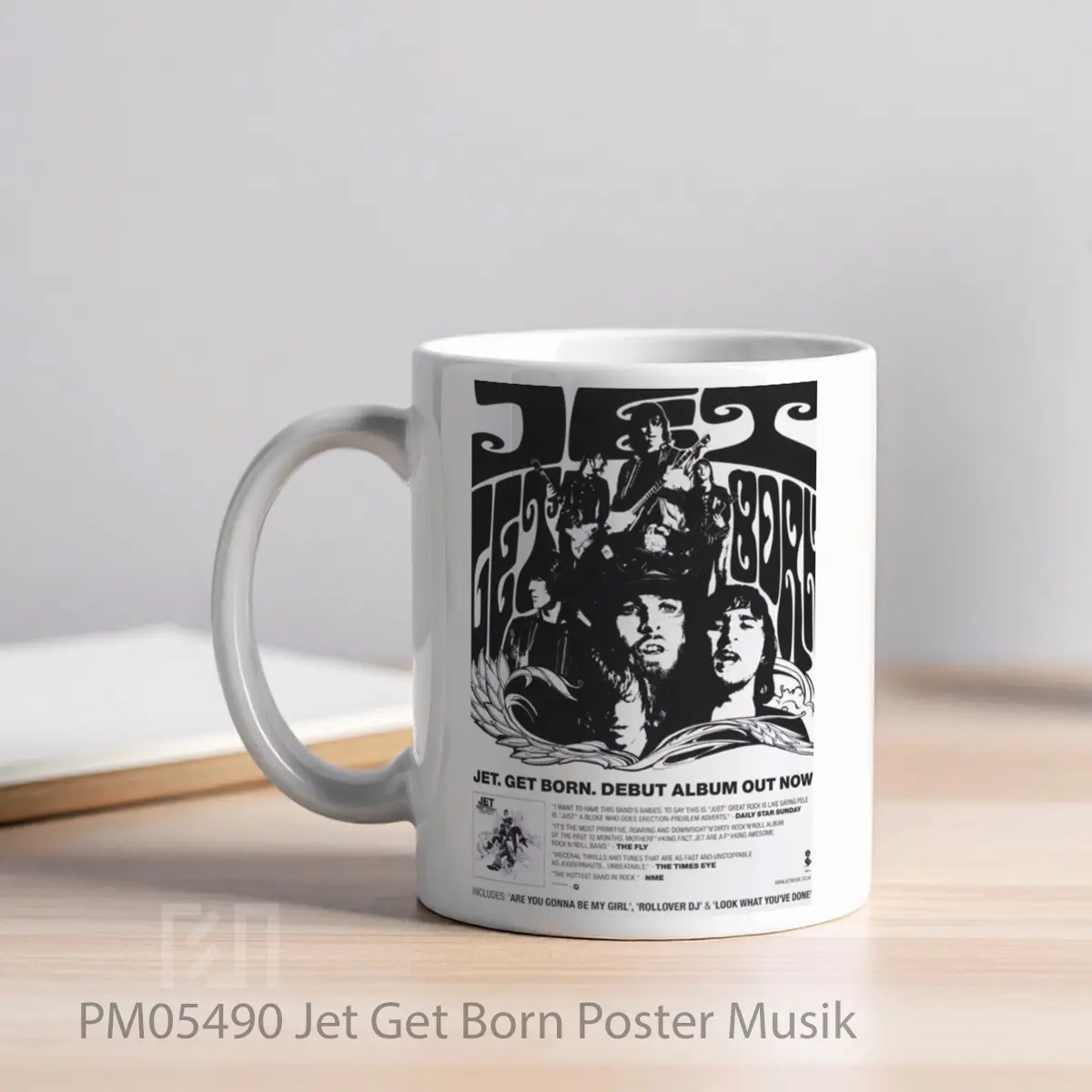 Mug Jet Get Born MPM05490 - All-side / Desain