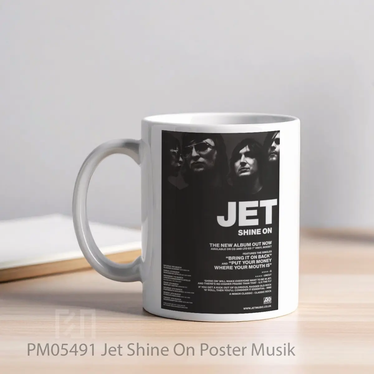 Mug Jet Shine On MPM05491 - All-side / Desain
