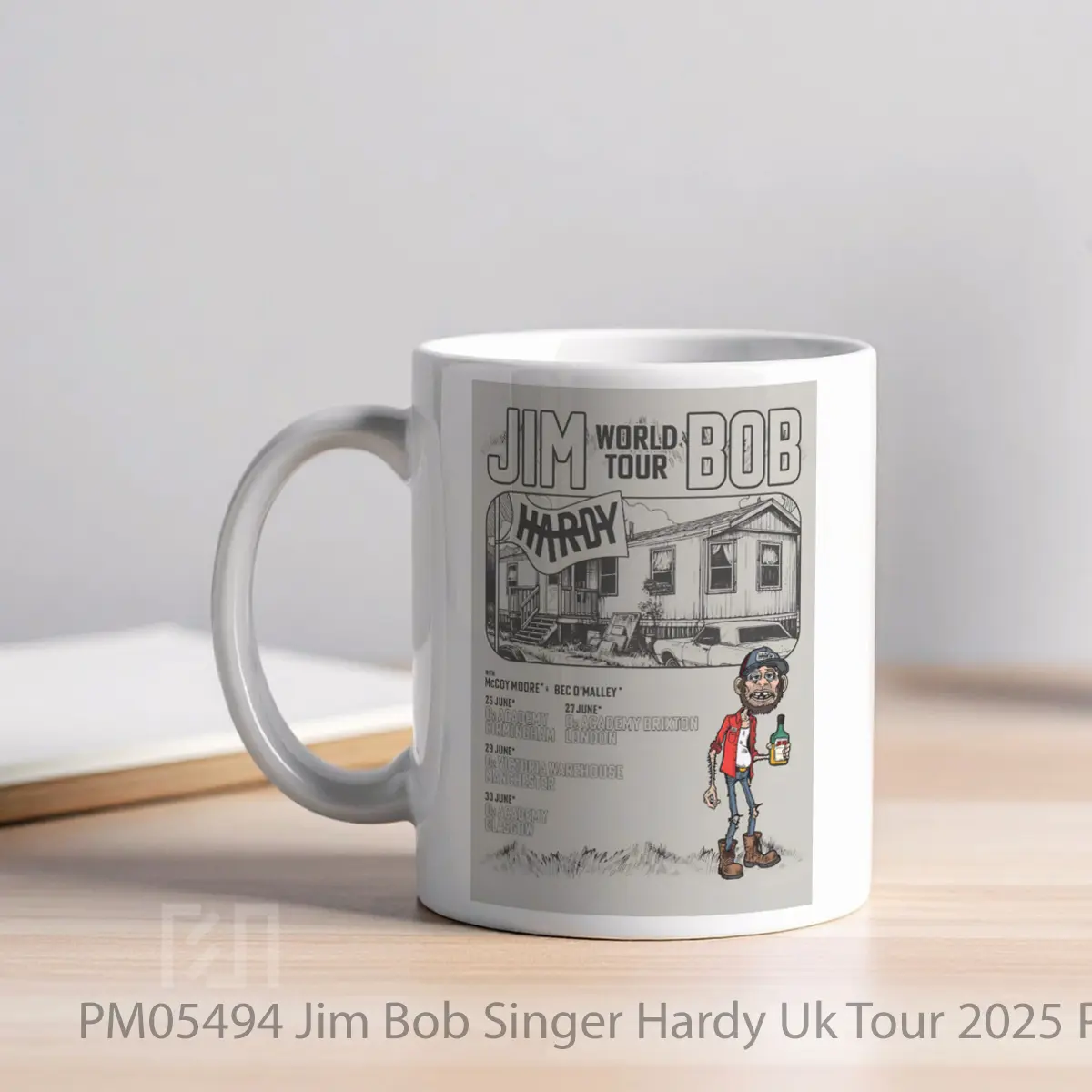 Mug Jim Bob Singer Hardy Uk Tour 2025 MPM05494 - All-side / Desain