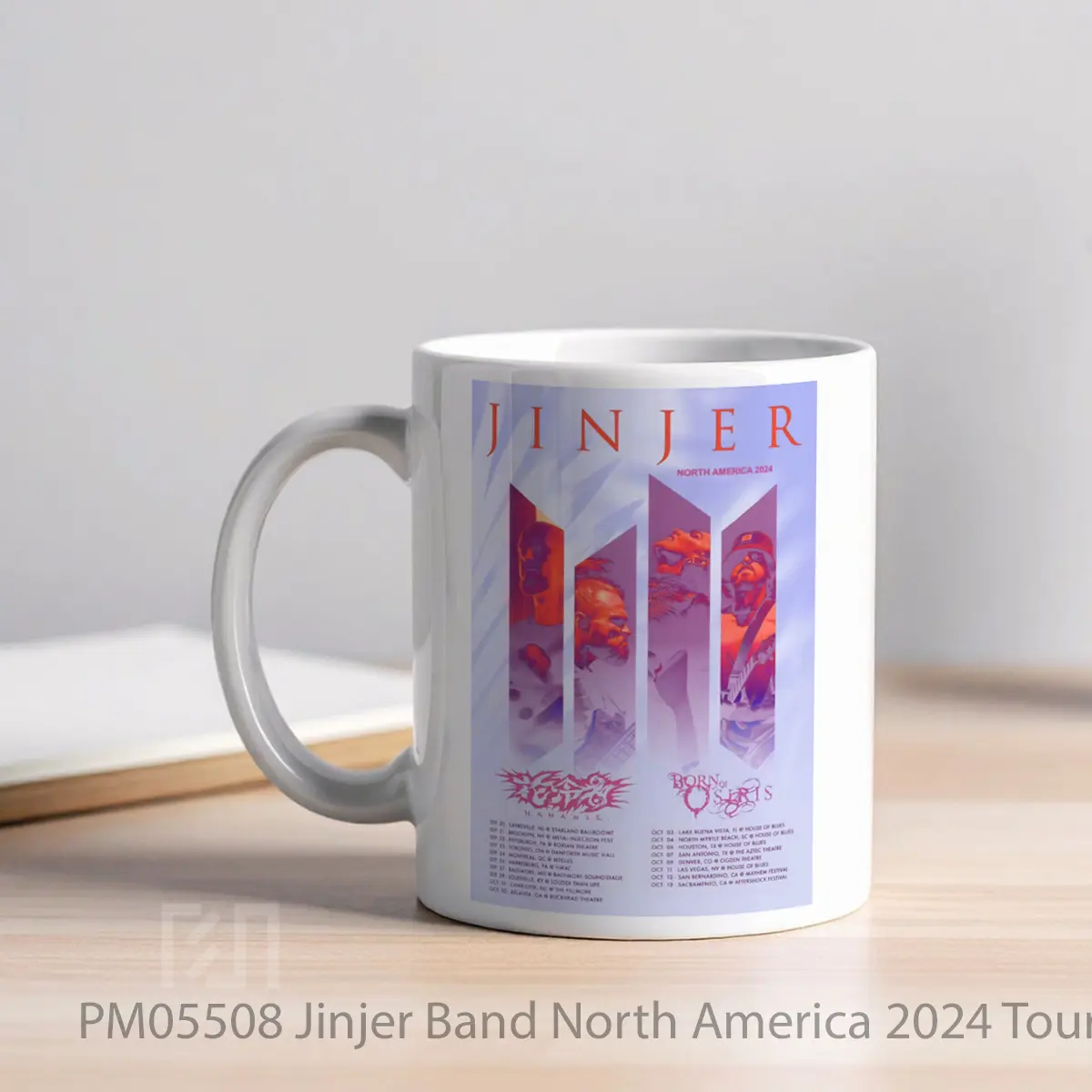 Mug Jinjer Band North America 2024 Tour MPM05508 - All-side / Desain