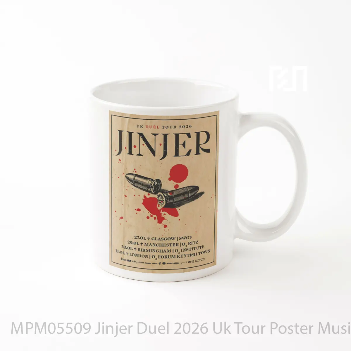 Mug Jinjer Duel 2026 Uk Tour MPM05509