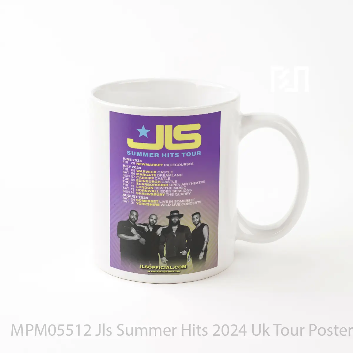 Mug Jls Summer Hits 2024 Uk Tour MPM05512