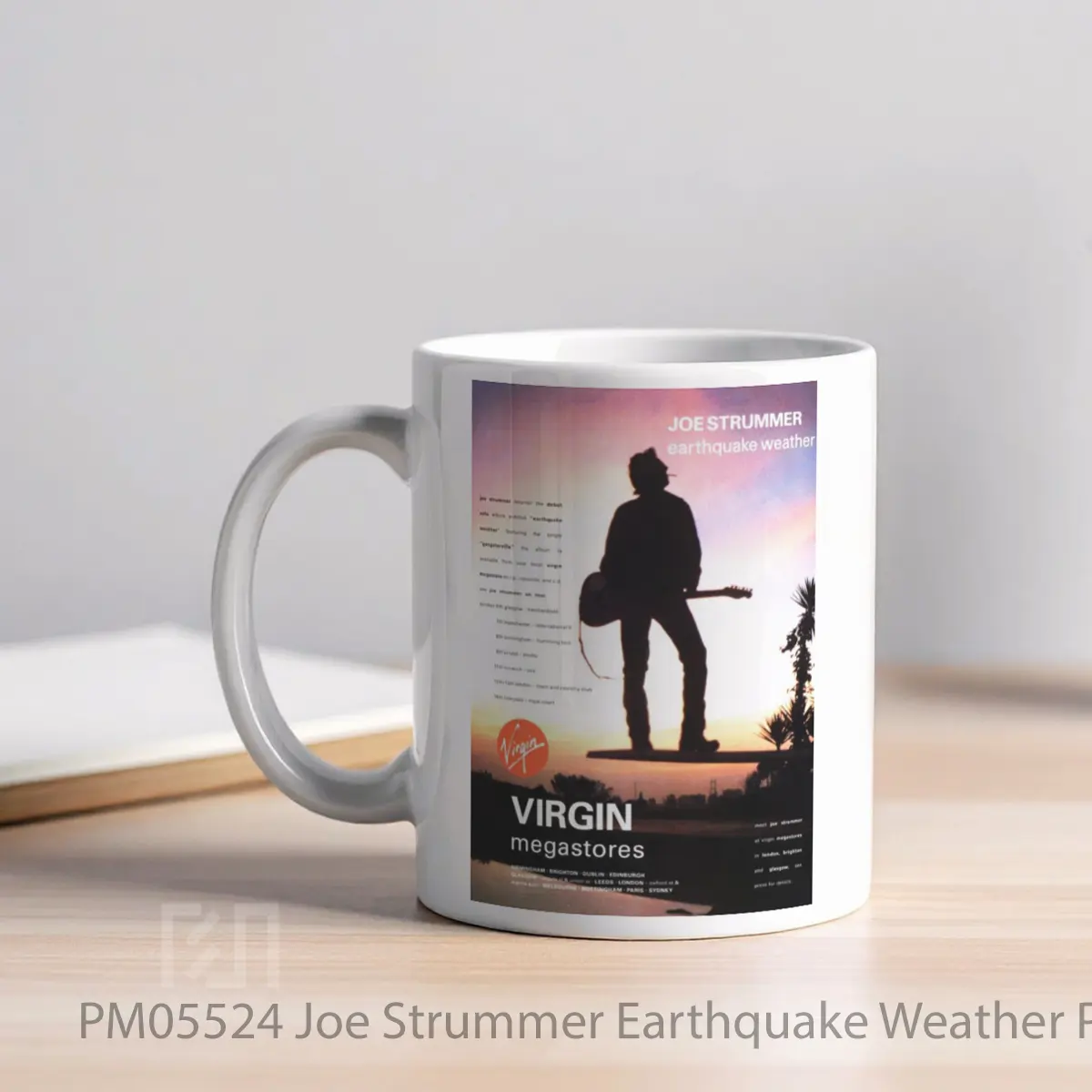 Mug Joe Strummer Earthquake Weather Print MPM05524 - All-side / Desain