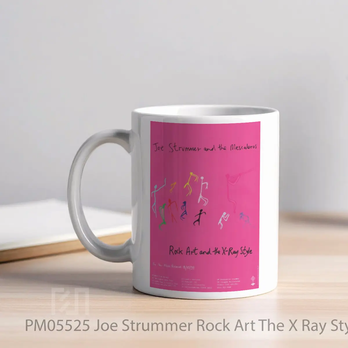 Mug Joe Strummer Rock Art The X Ray Style MPM05525 - All-side / Desain