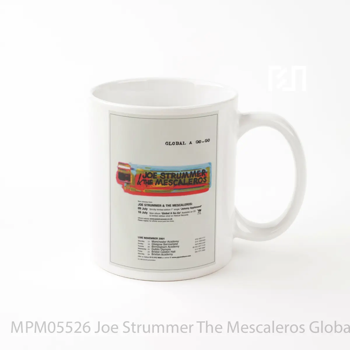 Mug Joe Strummer The Mescaleros Global A Go Go 2001 Print MPM05526