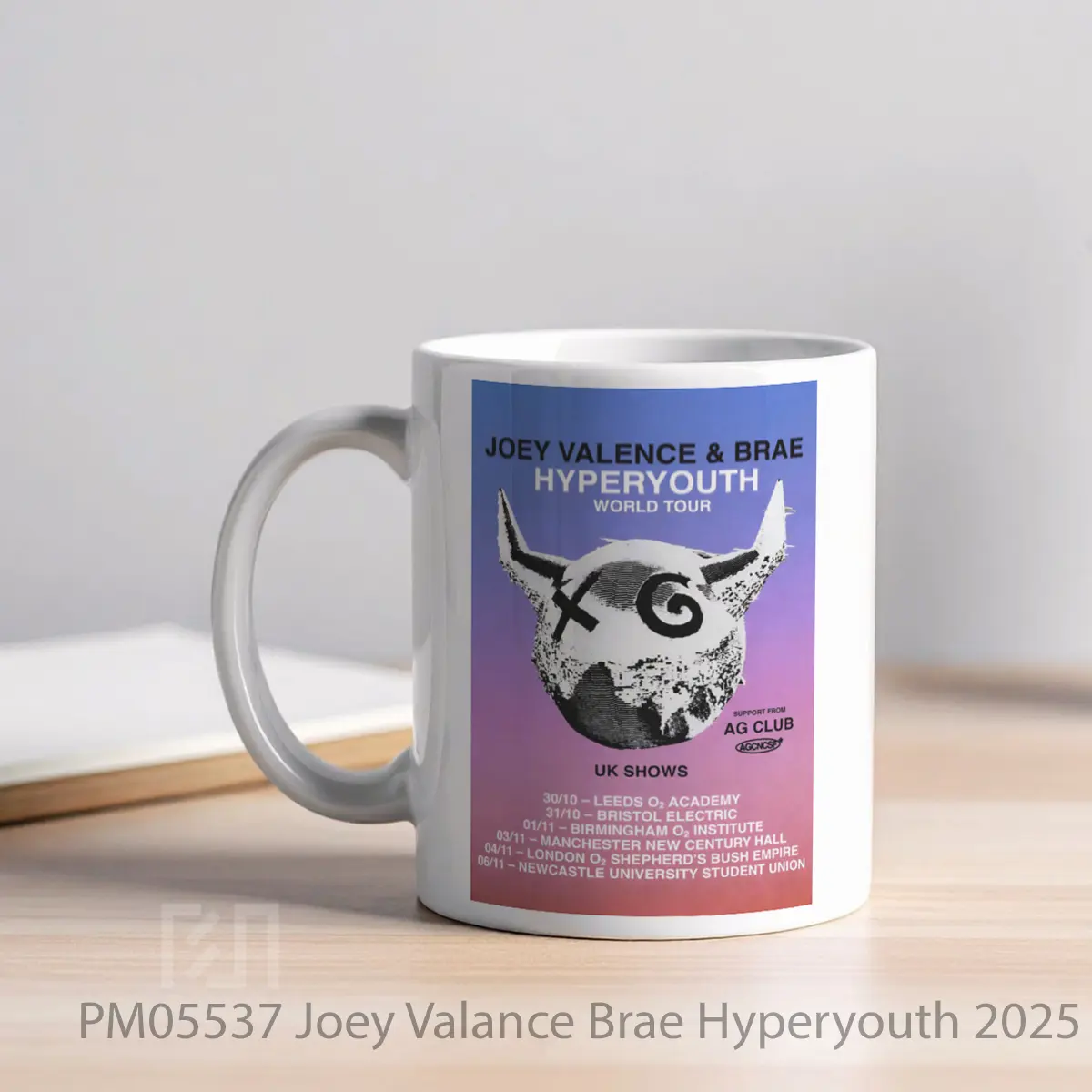 Mug Joey Valance Brae Hyperyouth 2025 Uk Tour MPM05537 - All-side / Desain