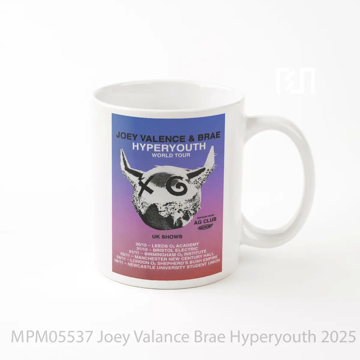Mug Joey Valance Brae Hyperyouth 2025 Uk Tour MPM05537