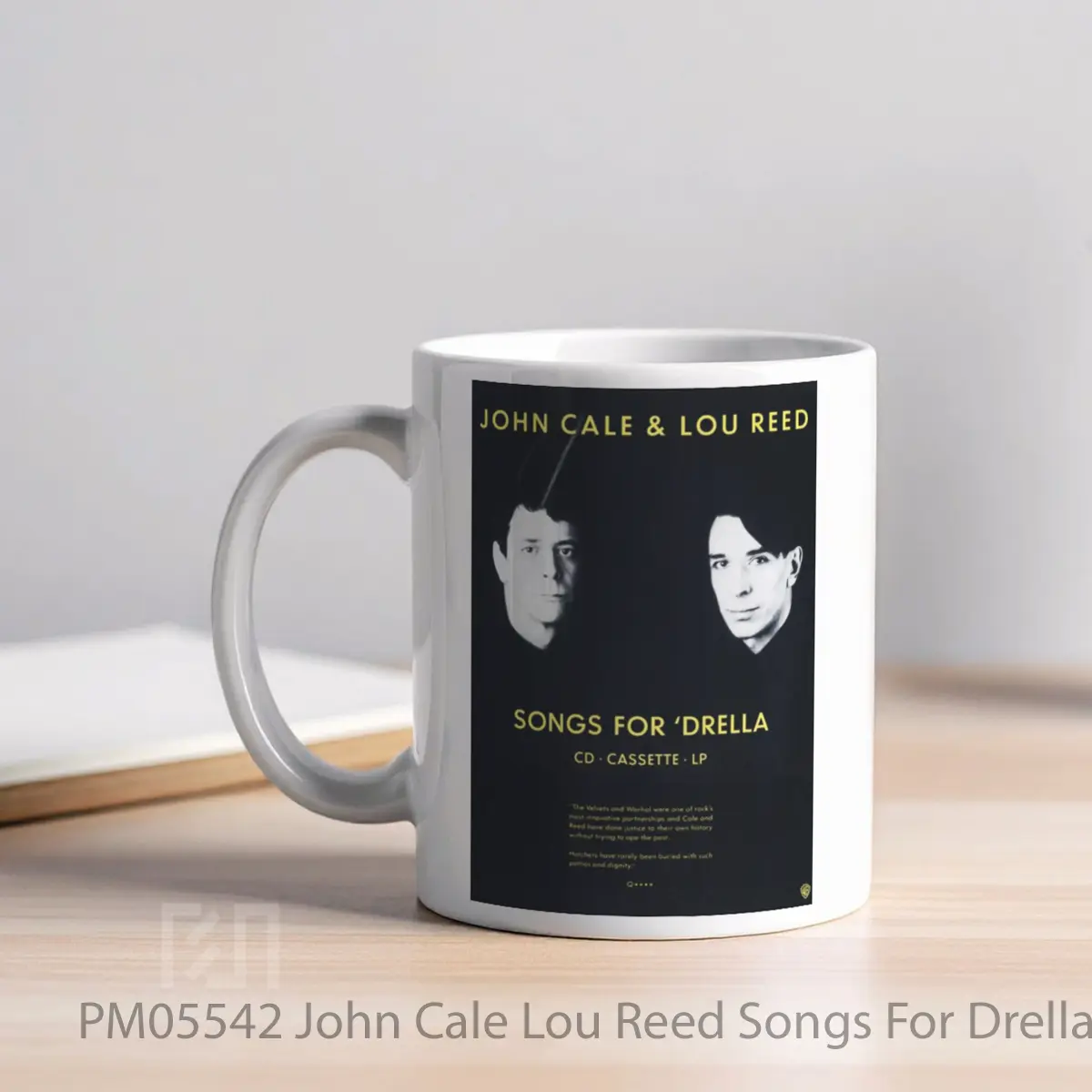 Mug John Cale Lou Reed Songs For Drella Print MPM05542 - All-side / Desain