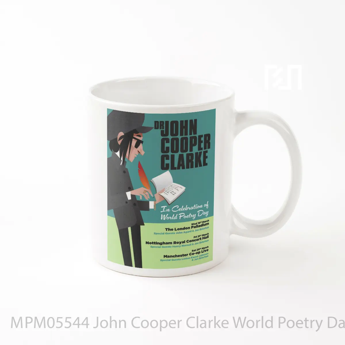 Mug John Cooper Clarke World Poetry Day 2025 Uk Tour MPM05544