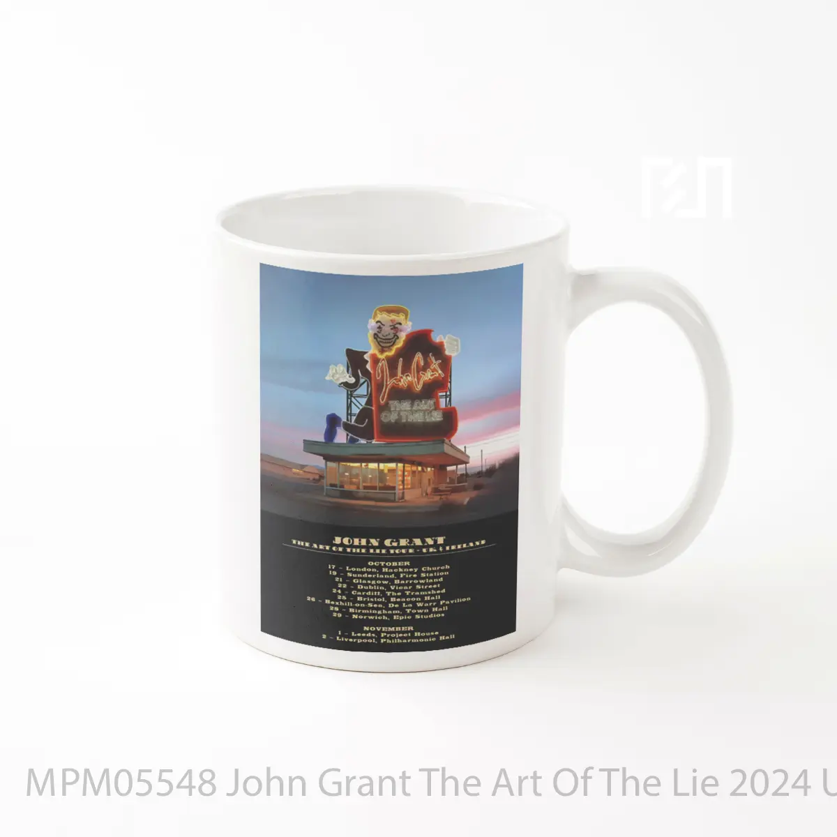 Mug John Grant The Art Of The Lie 2024 Uk Ireland Tour MPM05548
