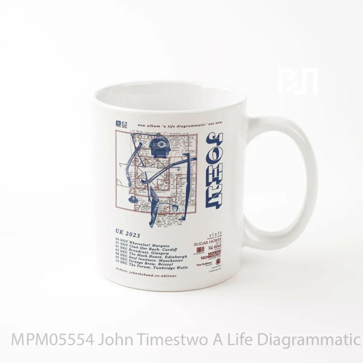 Mug John Timestwo A Life Diagrammatic 2023 Uk Tour P MPM05554