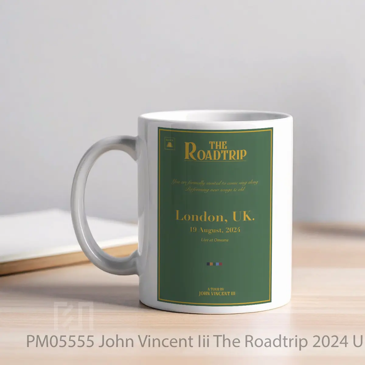 Mug John Vincent Iii The Roadtrip 2024 Uk Tour MPM05555 - All-side / Desain