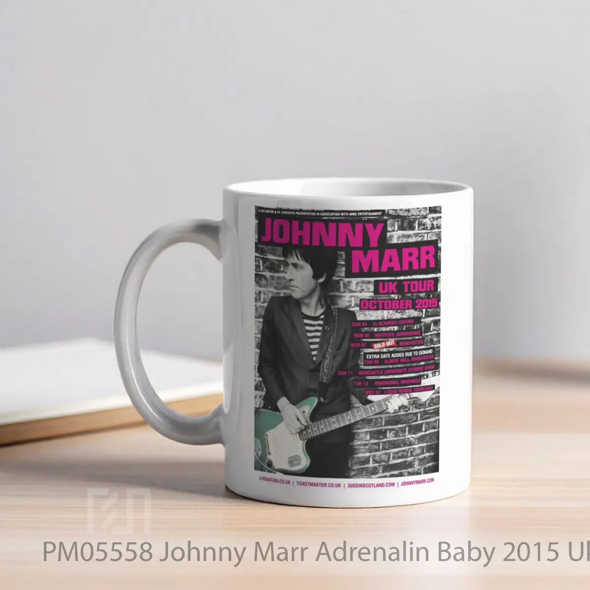 Mug Johnny Marr Adrenalin Baby 2015 Uk Tour MPM05558 - All-side / Desain