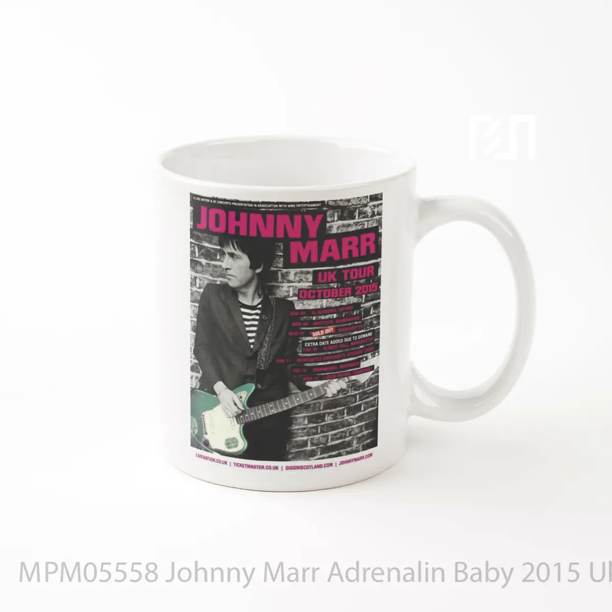 Mug Johnny Marr Adrenalin Baby 2015 Uk Tour MPM05558