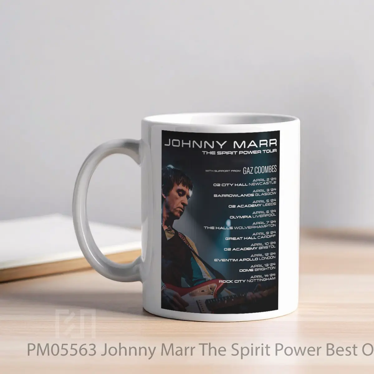 Mug Johnny Marr The Spirit Power Best Of Uk Tour 2024 MPM05563 - All-side / Desain
