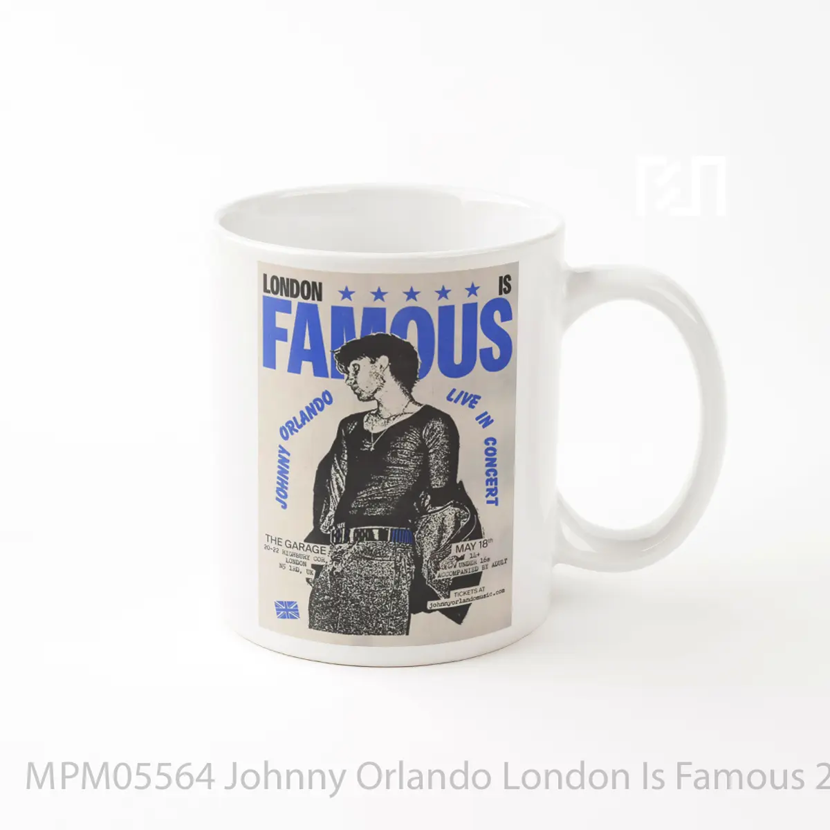 Mug Johnny Orlando London Is Famous 2025 Tour MPM05564