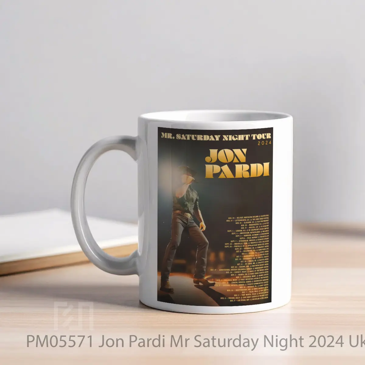 Mug Jon Pardi Mr Saturday Night 2024 Uk Europe MPM05571 - All-side / Desain