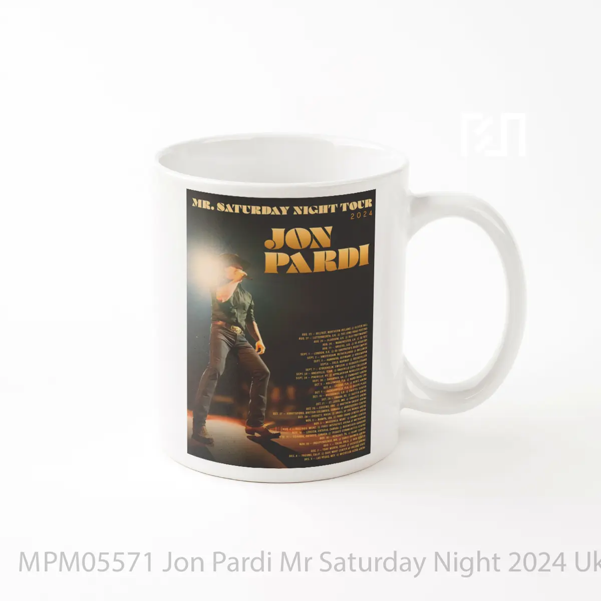 Mug Jon Pardi Mr Saturday Night 2024 Uk Europe MPM05571
