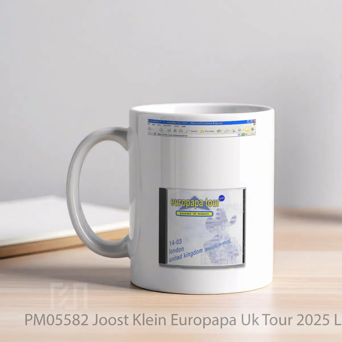 Mug Joost Klein Europapa Uk Tour 2025 London Electric Ballroom MPM05582 - All-side / Desain