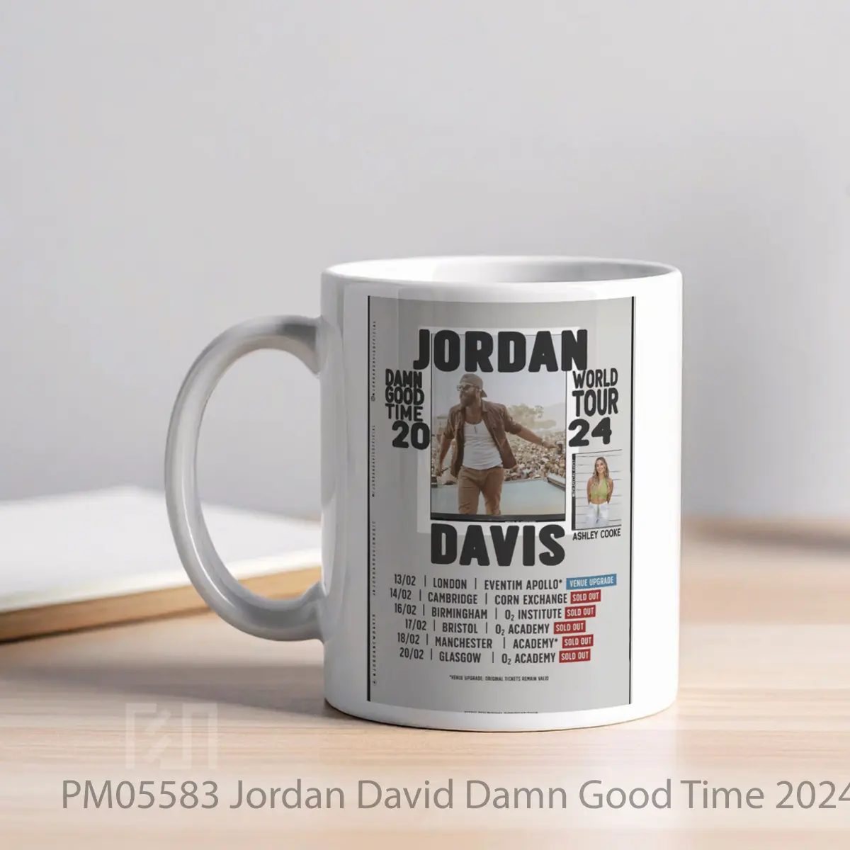 Mug Jordan David Damn Good Time 2024 Uk Tour MPM05583 - All-side / Desain