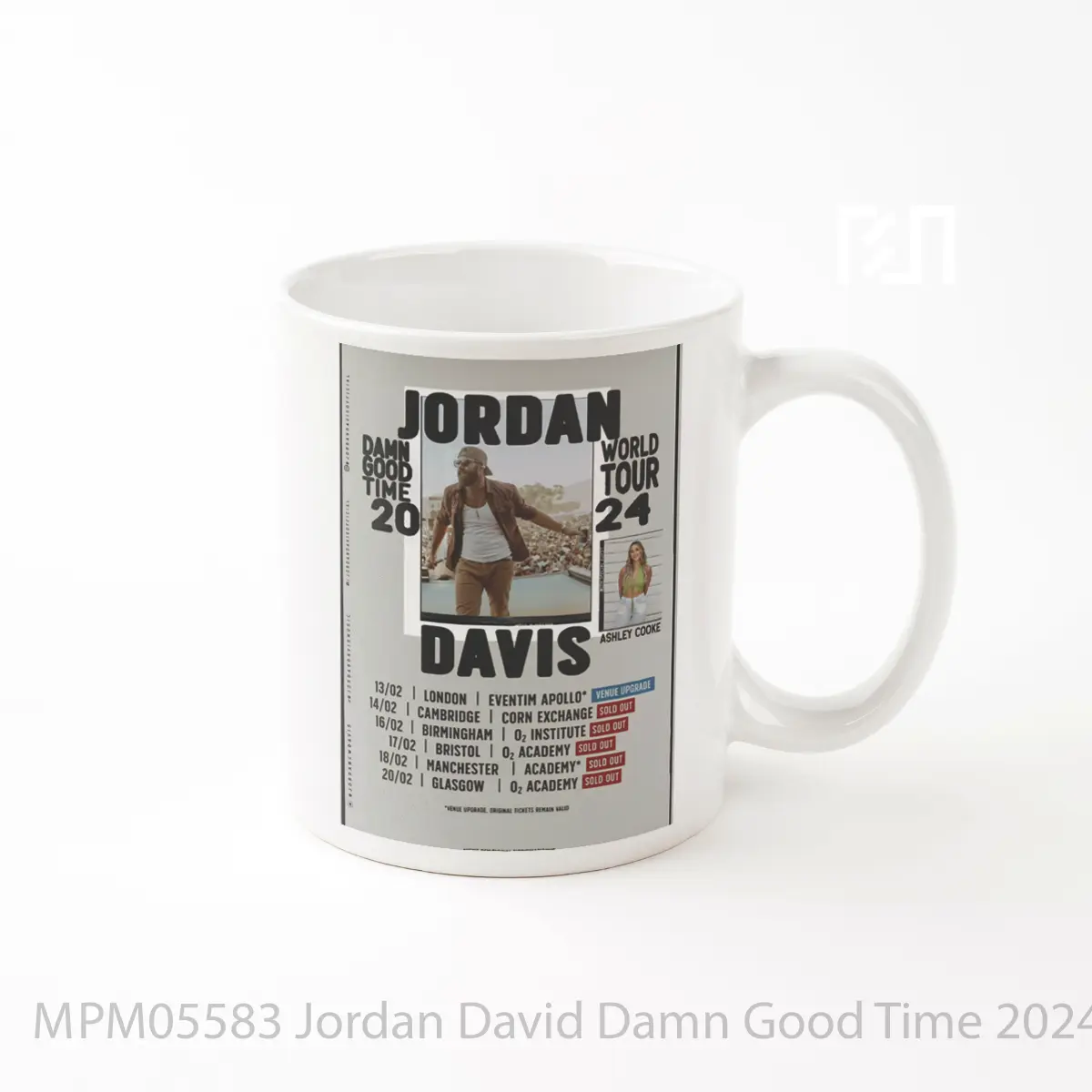 Mug Jordan David Damn Good Time 2024 Uk Tour MPM05583