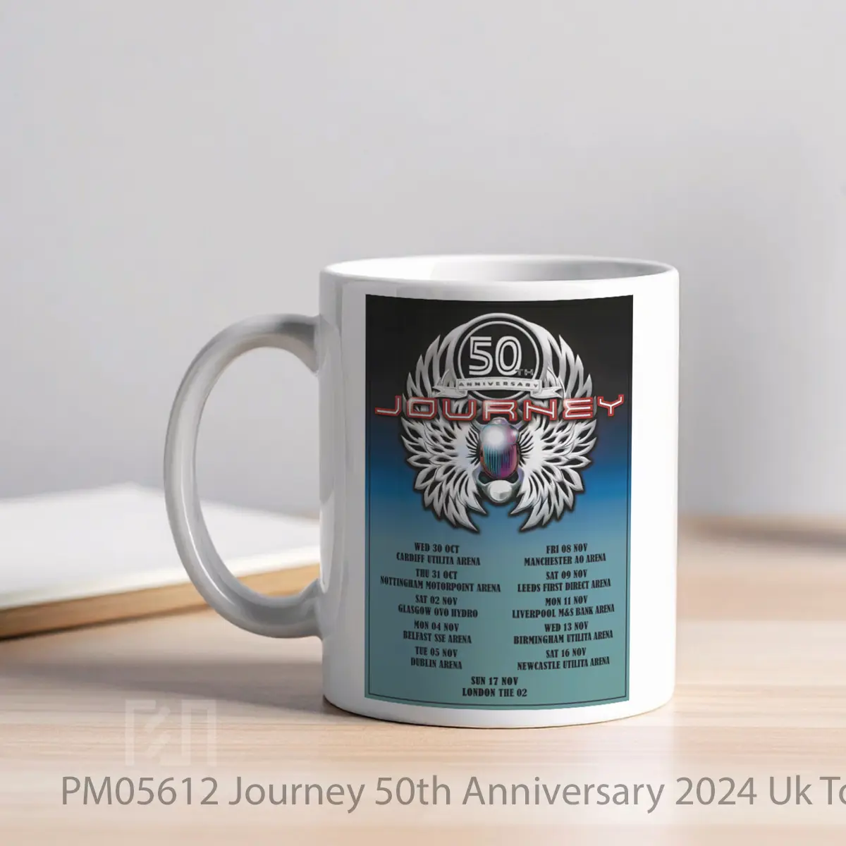 Mug Journey 50th Anniversary 2024 Uk Tour MPM05612 - All-side / Desain