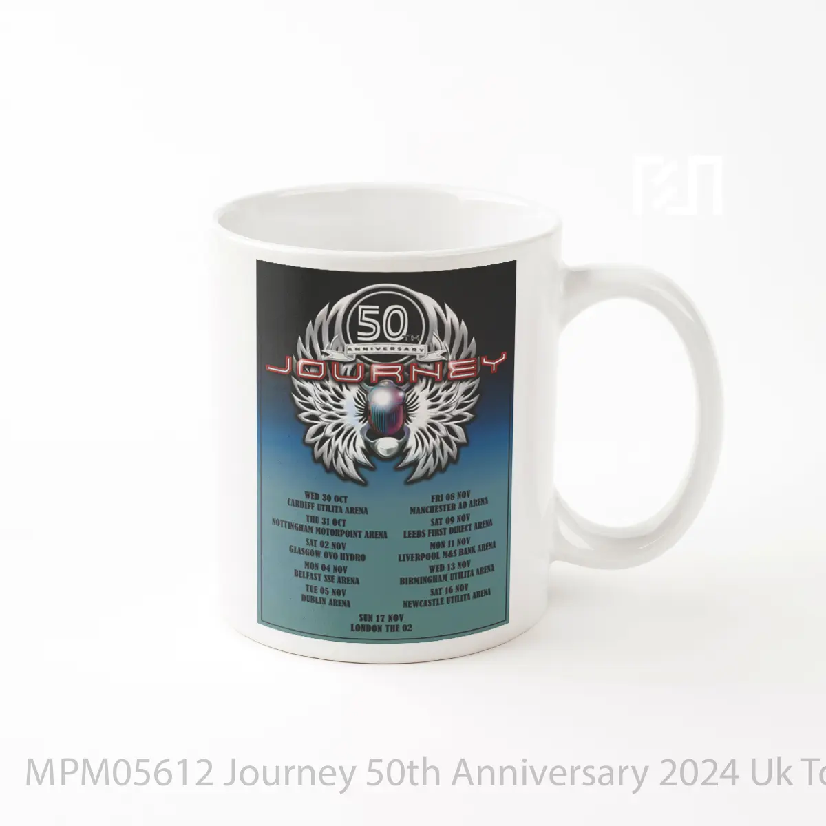Mug Journey 50th Anniversary 2024 Uk Tour MPM05612