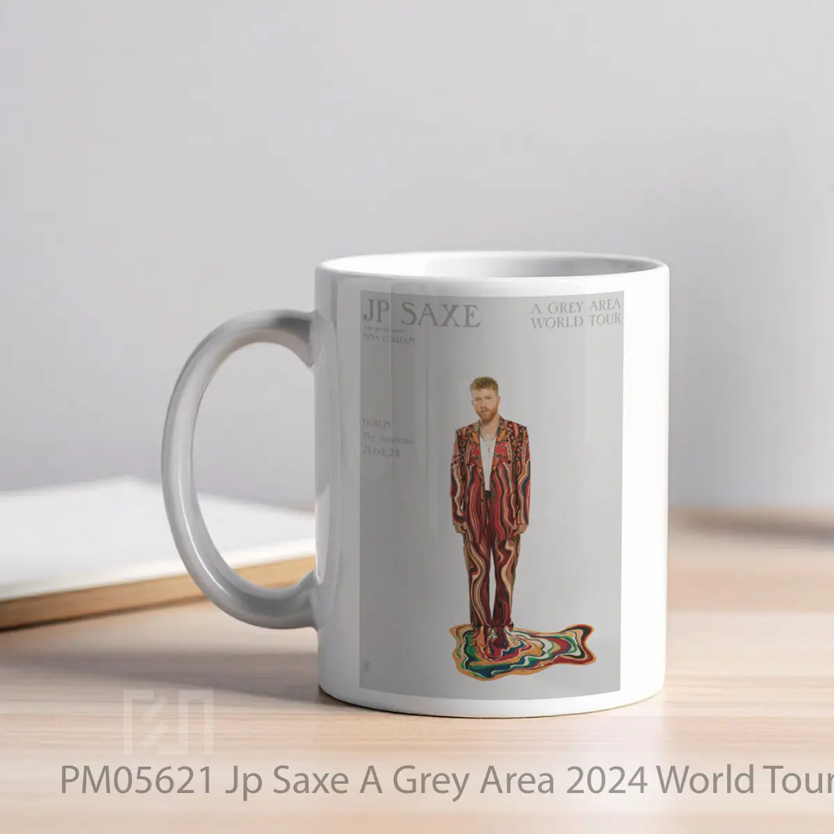Mug Jp Saxe A Grey Area 2024 World Tour MPM05621 - All-side / Desain