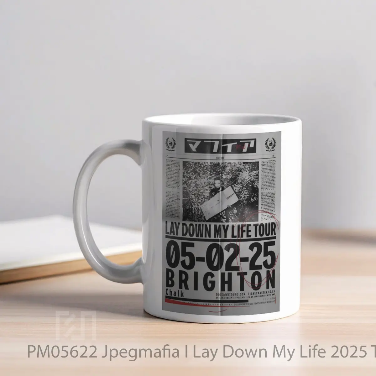 Mug Jpegmafia I Lay Down My Life 2025 Tour Brighton Po MPM05622 - Tampak Kanan