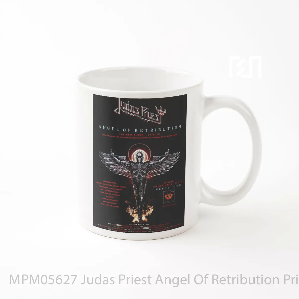 Mug Judas Priest Angel Of Retribution Print MPM05627