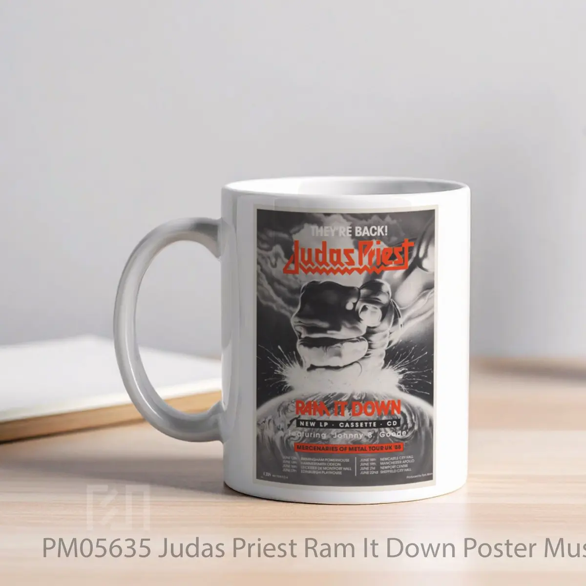 Mug Judas Priest Ram It Down MPM05635 - All-side / Desain