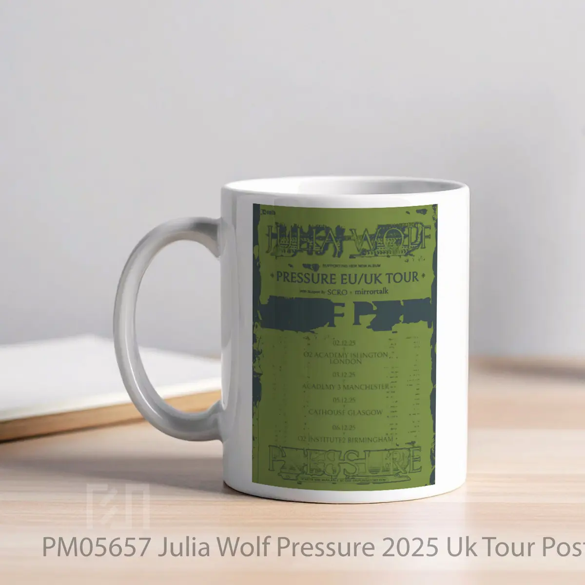 Mug Julia Wolf Pressure 2025 Uk Tour MPM05657 - All-side / Desain