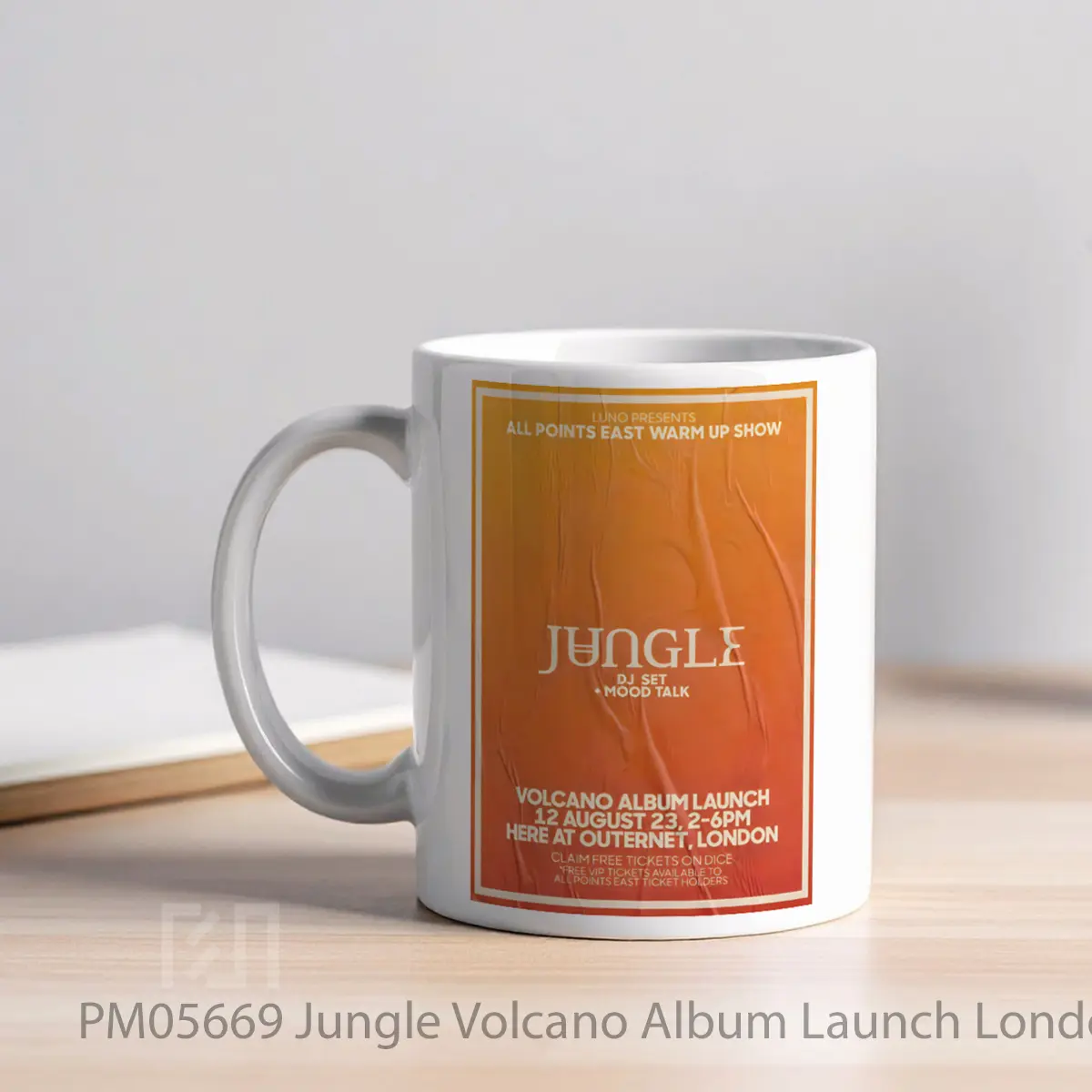 Mug Jungle Volcano Album Launch London MPM05669 - All-side / Desain