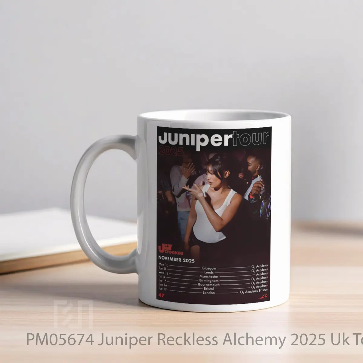 Mug Juniper Reckless Alchemy 2025 Uk Tour MPM05674 - All-side / Desain