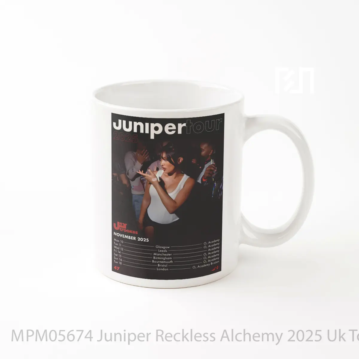 Mug Juniper Reckless Alchemy 2025 Uk Tour MPM05674