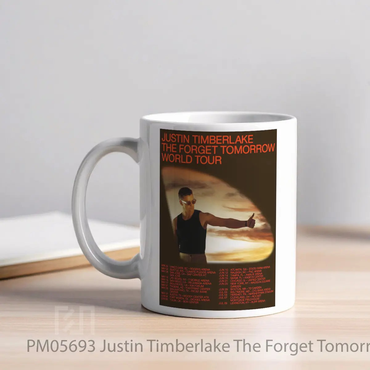 Mug Justin Timberlake The Forget Tomorrow 2024 North A MPM05693 - All-side / Desain